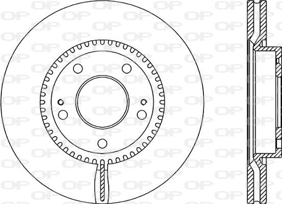 OPEN PARTS stabdžių diskas BDA2069.20